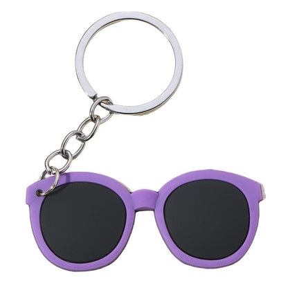Silicone Glasses Keychain Cute Keychain
