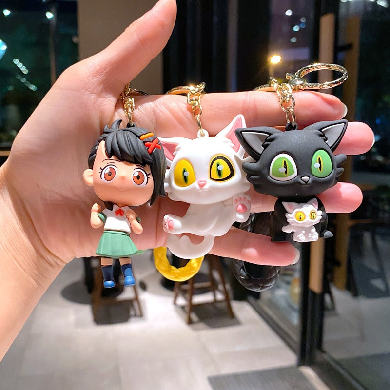 Cartoon Anime PVC Soft Keychain Creative Keychain