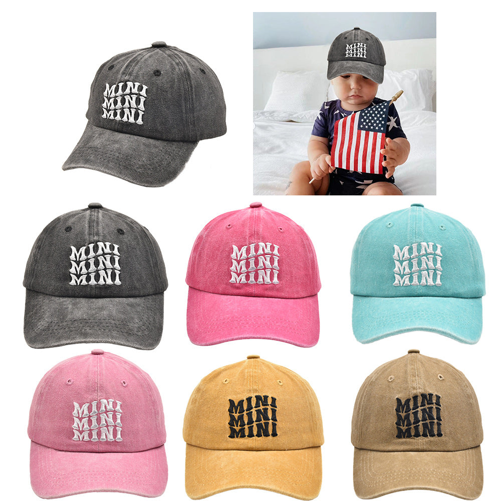 MINI Embroidered Children's Cotton Baseball Cap