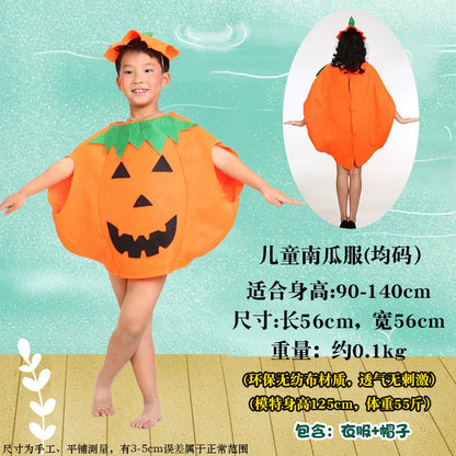 Children's Fruit and Vegetable Costume Environmental-Friendly