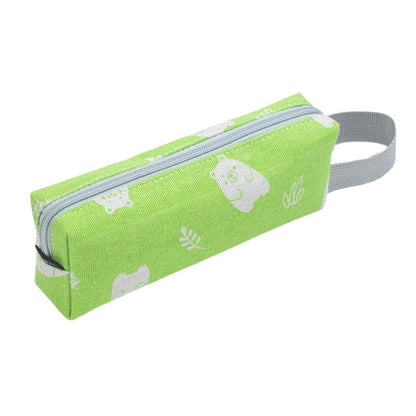 Canvas Portable Cartoon Animal Pen Bags