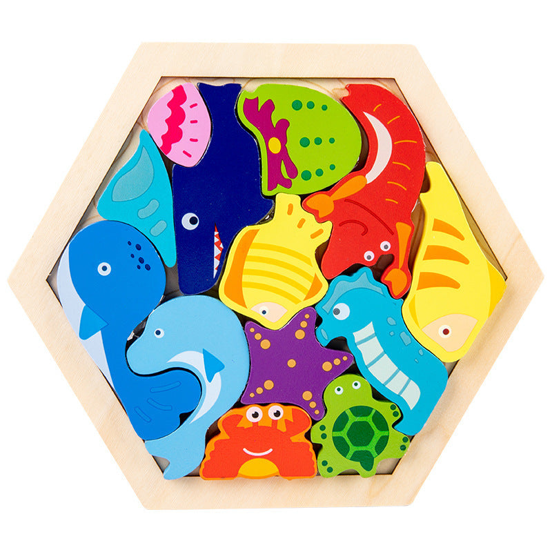 Wholesale Children's Educational Puzzles Wooden TOY