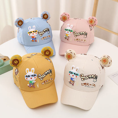 Sweet Glasses Bunny Ears Sun Hat