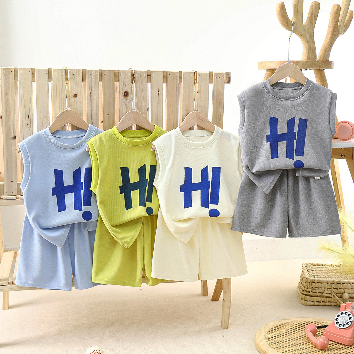 Vest Summer Polyester Baby Clothes