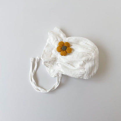 Thin Cotton Brim Baby Hat