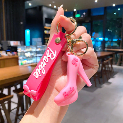 Pink Cute Keychain Creative Keychain