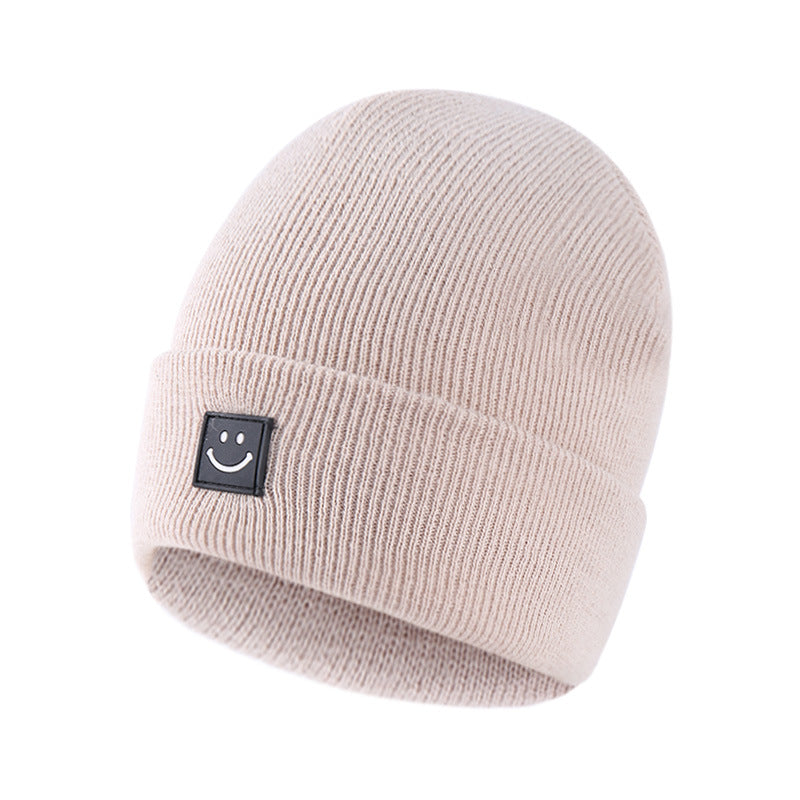 Wholesale Children's Knitted Wool Cute Smiling Beanie 10pcs