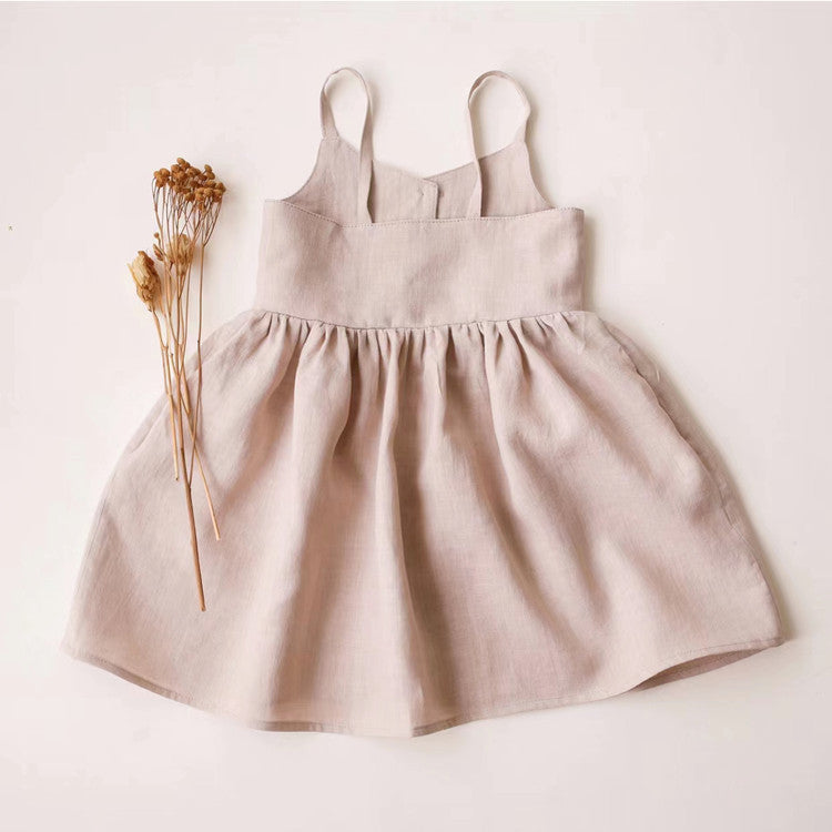 Girls Summer Cotton Sundress Baby Clothes