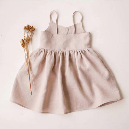 Girls Summer Cotton Sundress Baby Clothes