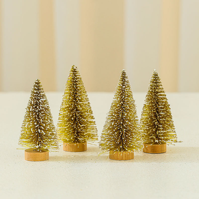 4PCS 10cm*4.5cm Colored Gold Onion Pink Cedar Christmas