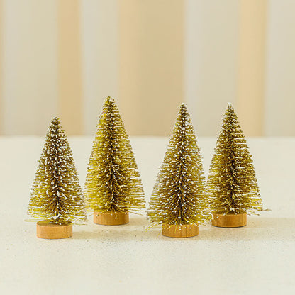 4PCS 10cm*4.5cm Colored Gold Onion Pink Cedar Christmas