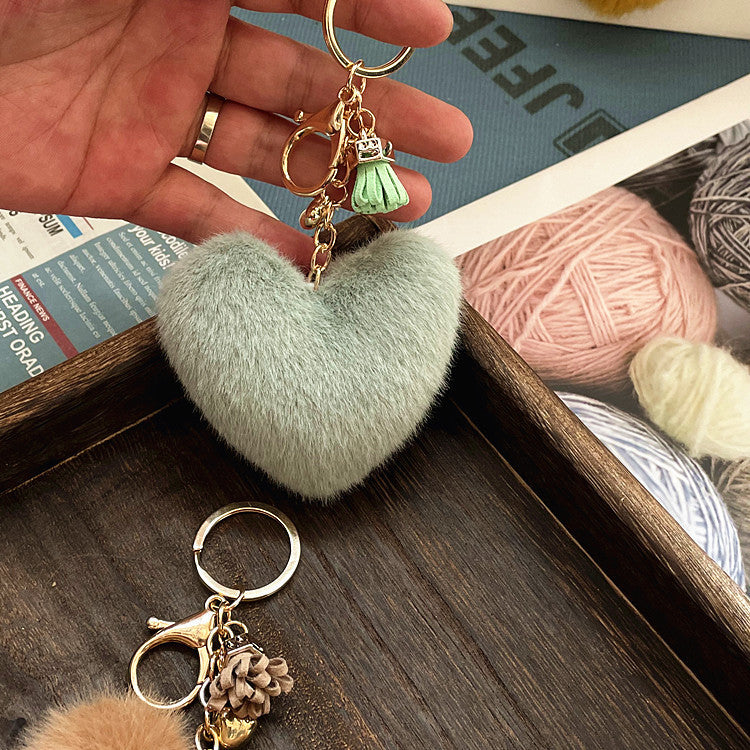 Tassel Love Plush Keychains