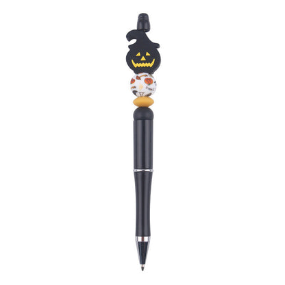 Beaded Pens DIY Handmade Cartoon Halloween Silicone Teether