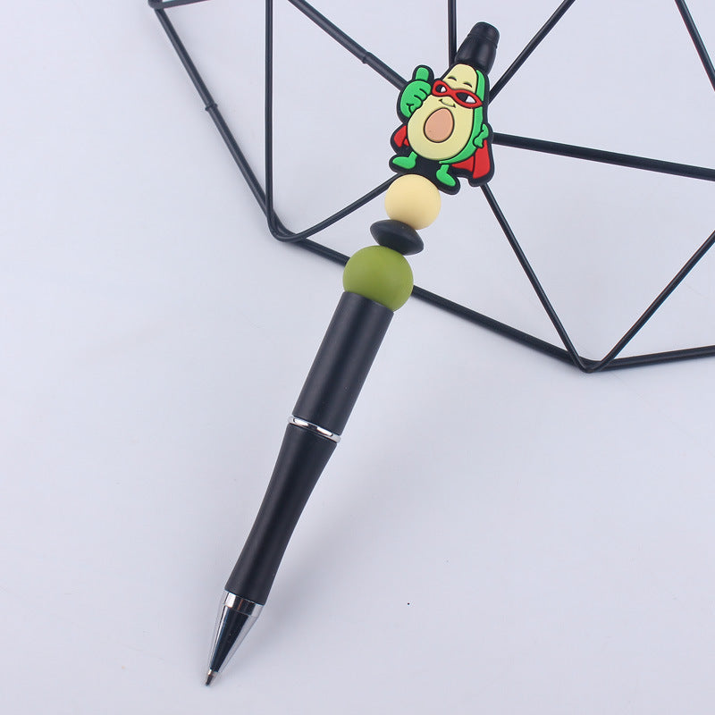 Beaded PENS Cartoon Fruit Series Silicone Handmade Beaded