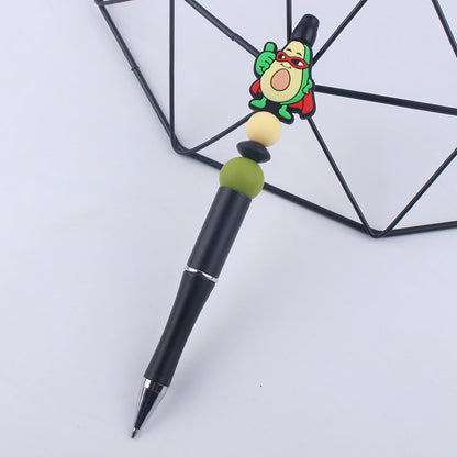Beaded PENS Cartoon Fruit Series Silicone Handmade Beaded