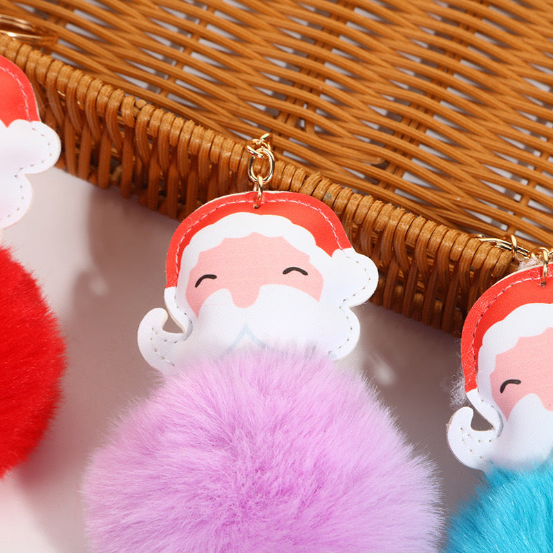 Christmas Ball Environmentally Friendly Leather Santa Claus Plush