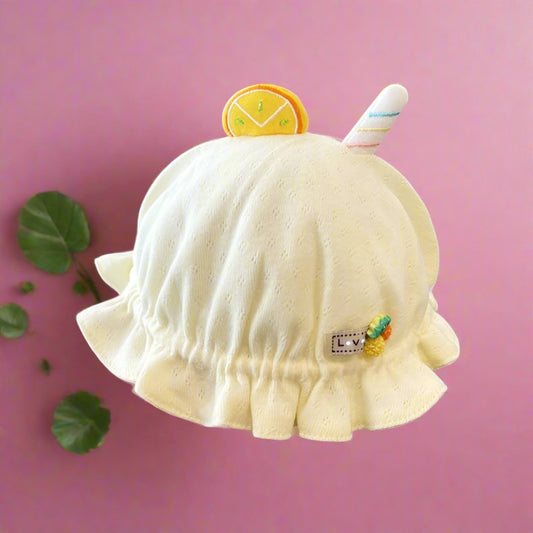Cotton Kids Summer Thin Mesh Bucket Hat