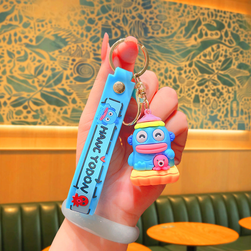 Cartoon Fish Silicone Keychain Cute Keychain