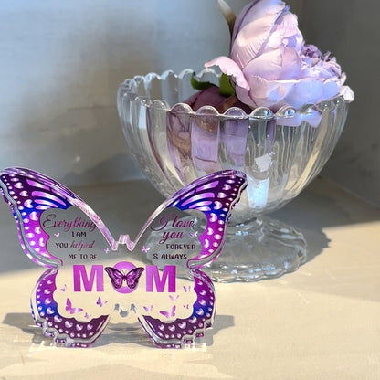 Transparent Acrylic Butterfly Ornaments for Family Birthday Gifts