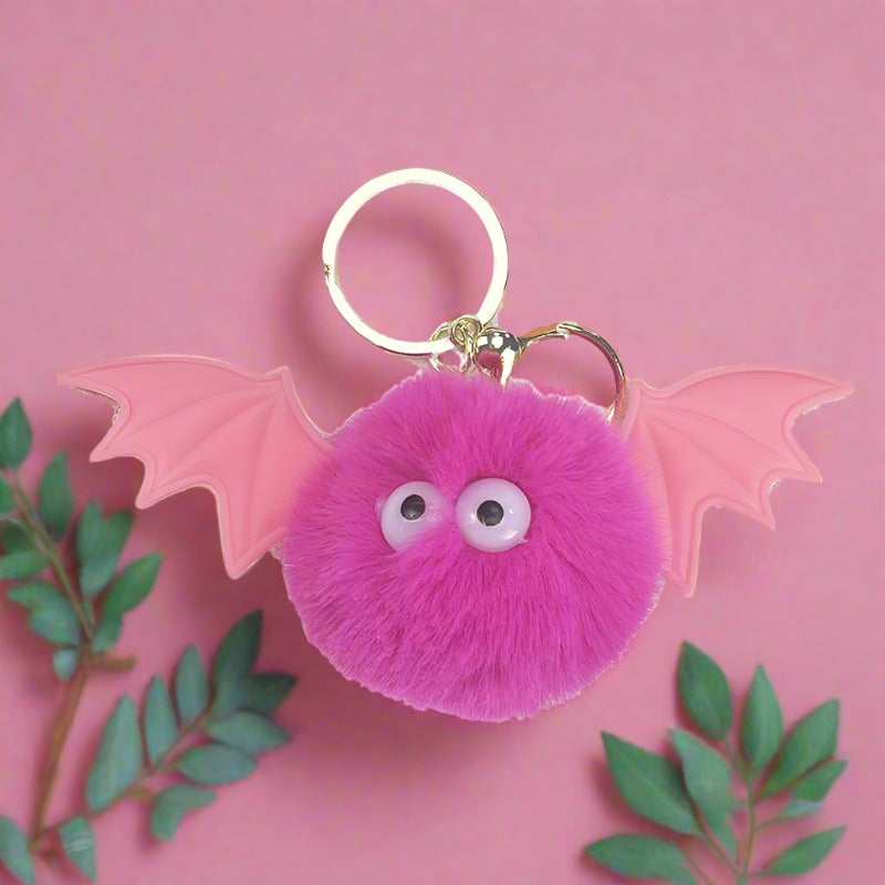 Cute Plush Ball Keychains