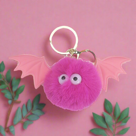 Cute Plush Ball Keychains