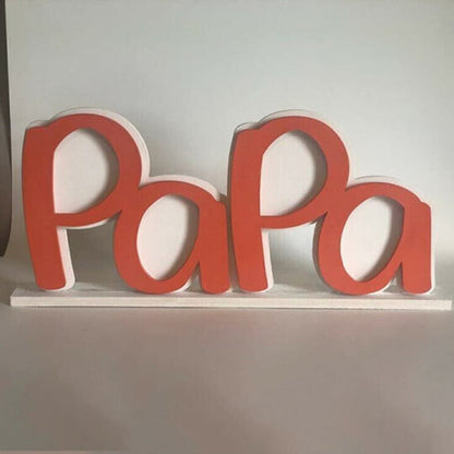 Father's Day Dad Letters Acrylic Frame Ornaments