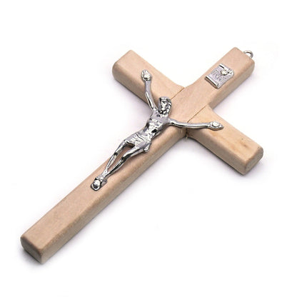 12*7cm Pure Handmade Wooden Cross Pendant Ornaments