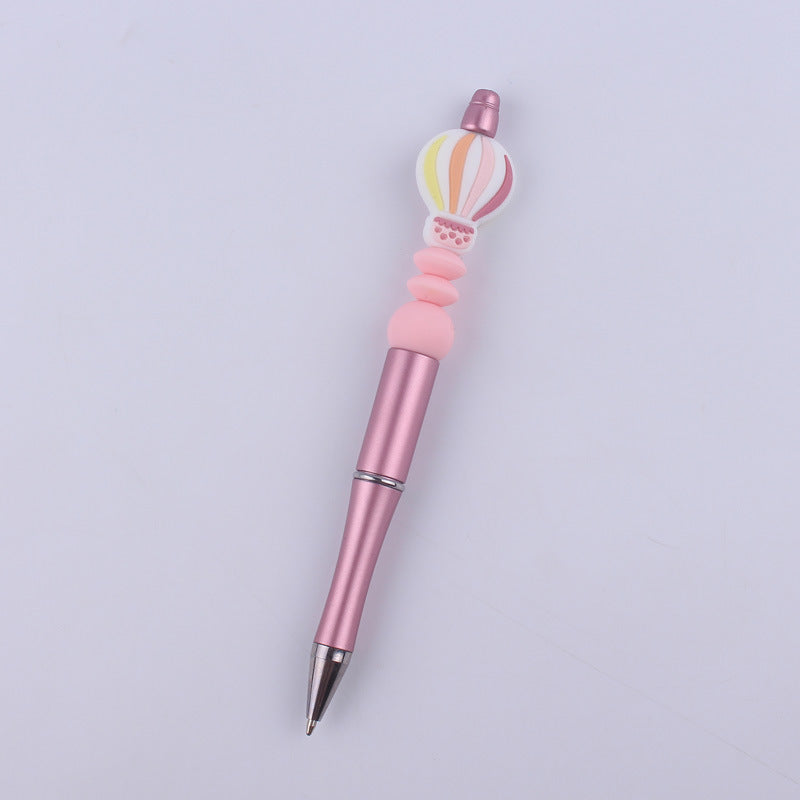 Beadable Pens Hot Air Balloon Beads Plastic Ballpoint