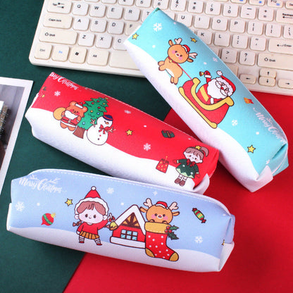Christmas Polyester Pencil Case