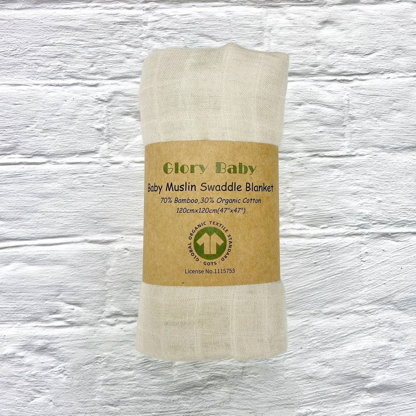 Double Bamboo Cotton Newborn Solid Color Gauze Blanket