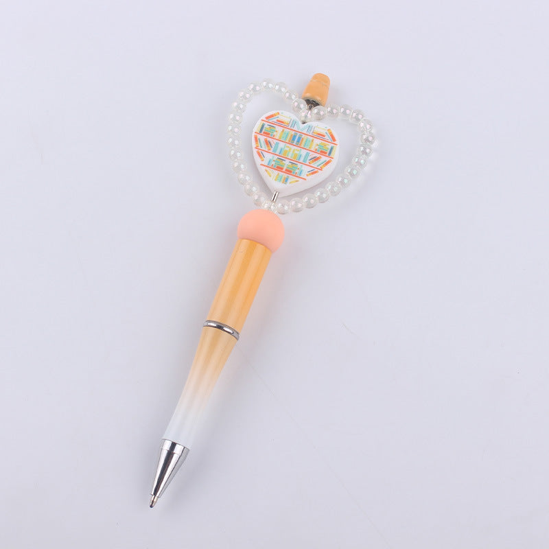 DIY Cartoon Love Silicone Color Plastic Ballpoint Pen