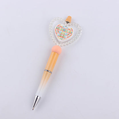 DIY Cartoon Love Silicone Color Plastic Ballpoint Pen