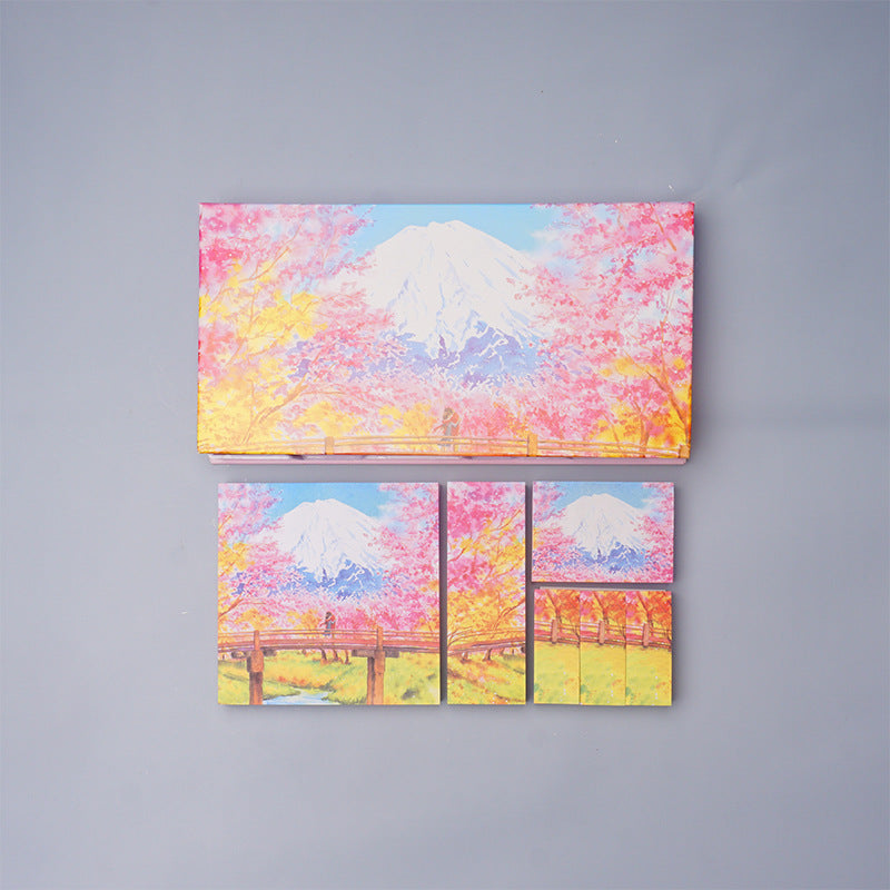 Boxed Chinese Style Paper Sticky Notes