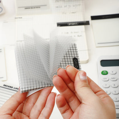 Transparent Material Mesh Translucent Sticky Notes