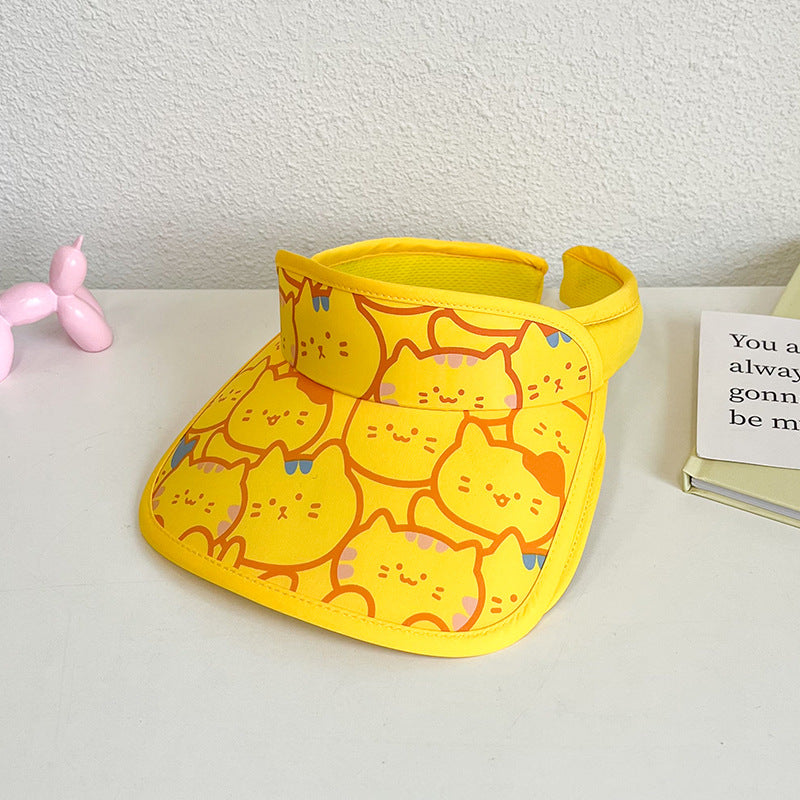 Cotton Kids Summer Breathable Empty Top Hat