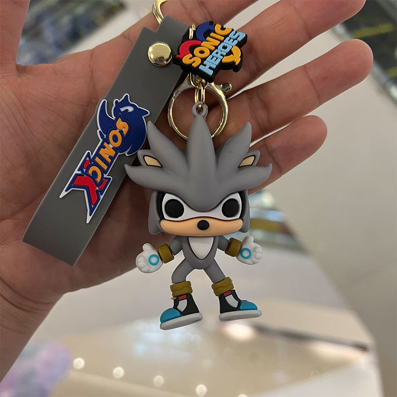 Cartoon Cute PVC Silicone Keychains Creative Keychain