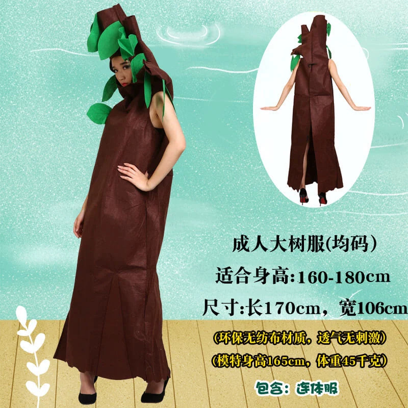 Children's Fruit and Vegetable Costume Environmental-Friendly