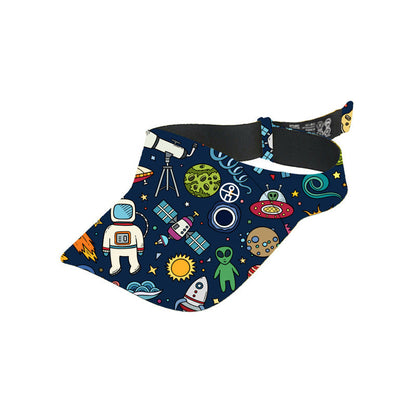 Polyester Kids Summer Print Sports Beanie Hat