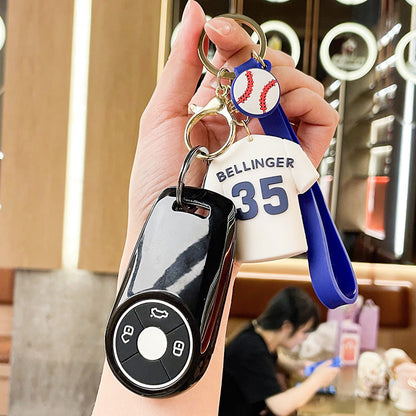Wholesale Cartoon Jersey PVC Soft Keychain Creative Keychain ACCVIP-KC-XJY001