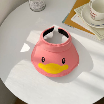 Summer Children's Cotton Cartoon Little Yellow Duck Empty Hat