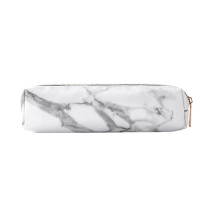 Marble Leather Pencil Case