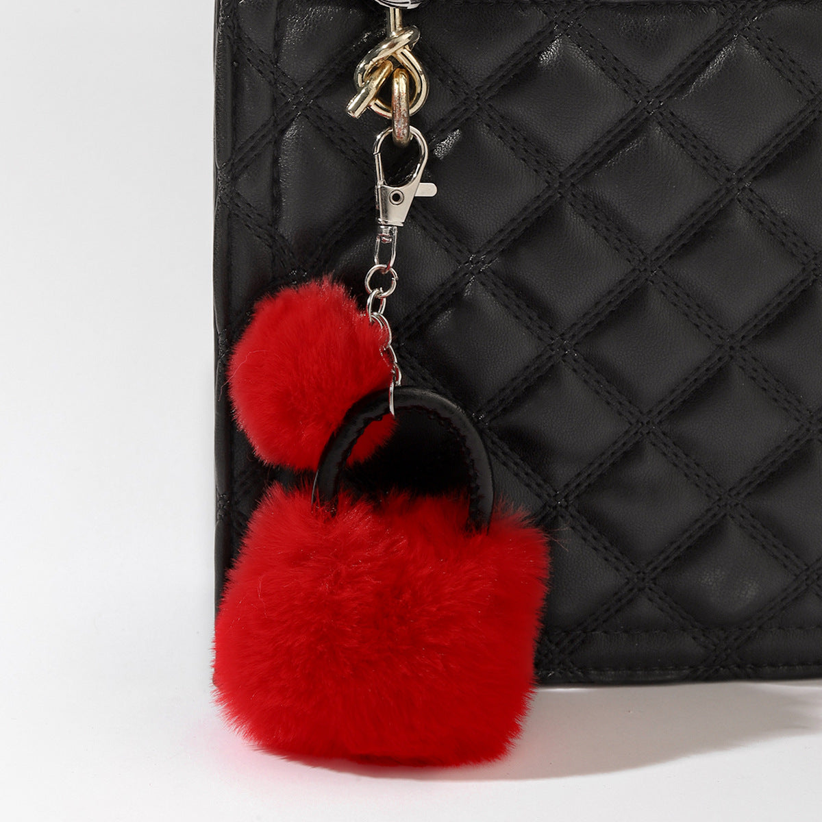 Plush Mini Pouch Keychain
