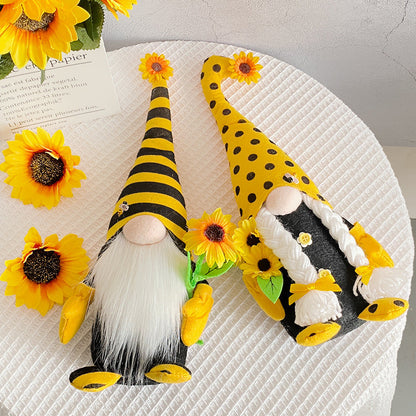 Bee Festival Long Hats, Fabric Figurine Ornaments