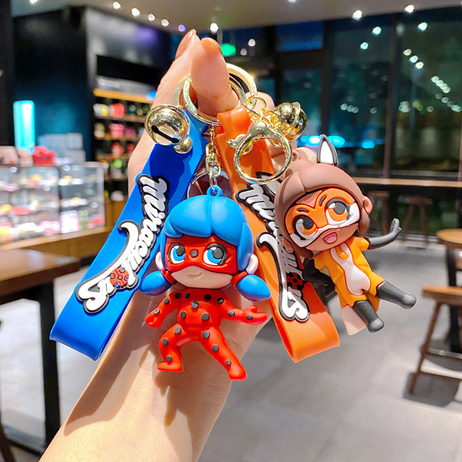 Cartoon Anime PVC Soft Keychain Creative Keychain