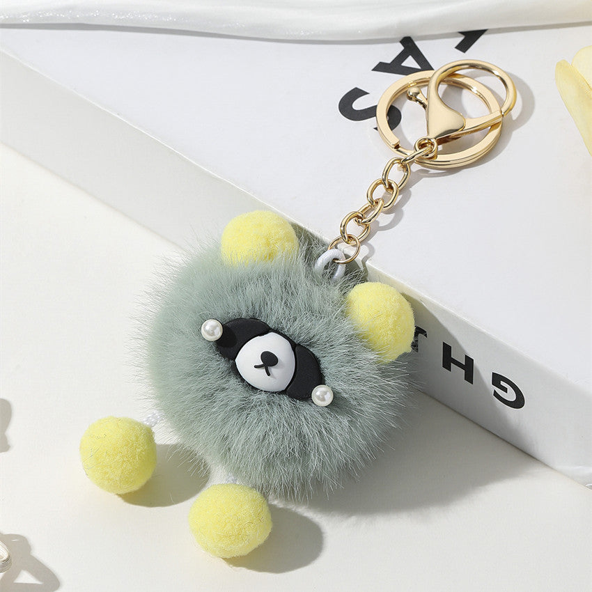Cartoon Cute Plush Bear Keychain