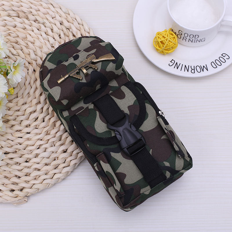 Oxford Cloth Camouflage Zipper Pen Bags