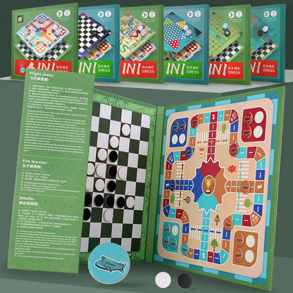 Wholesale Bookclip Style Magnetic Multifunctional Game Chess Flying Chess Chess Gobang