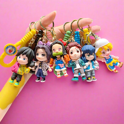 Cartoon Anime PVC Soft Keychain Creative Keychain