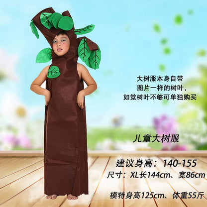 Children's Fruit and Vegetable Costume Environmental-Friendly