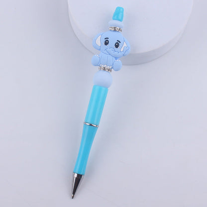 Cartoon Animal Silicone Handmade Beadable Pens